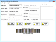 Barcode Label Creator screenshot